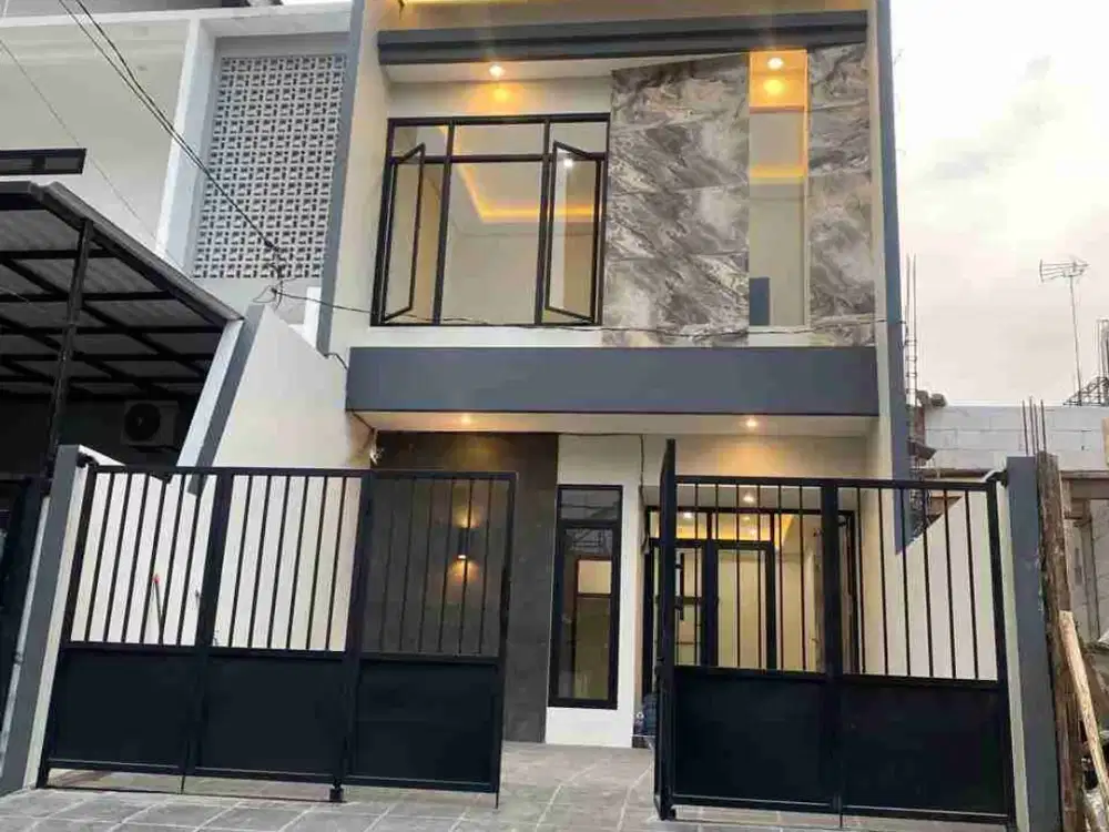 DIJUAL RUMAH BARU MINIMALIS MODERN, RUNGKUT MAPAN TENGAH, SURABAYA