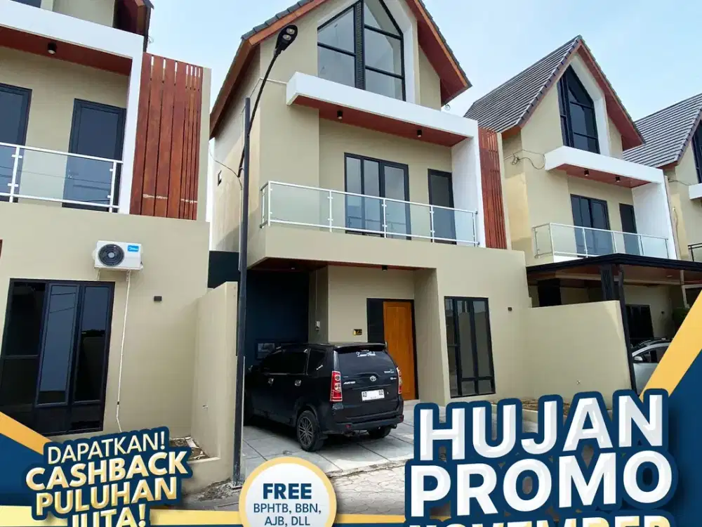 Rumah Scandinavian Modern dekat Kampus UNS