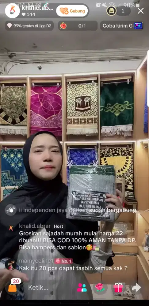 DI CARI HOST LIVE TIKTOK MIN UMUR 18-24