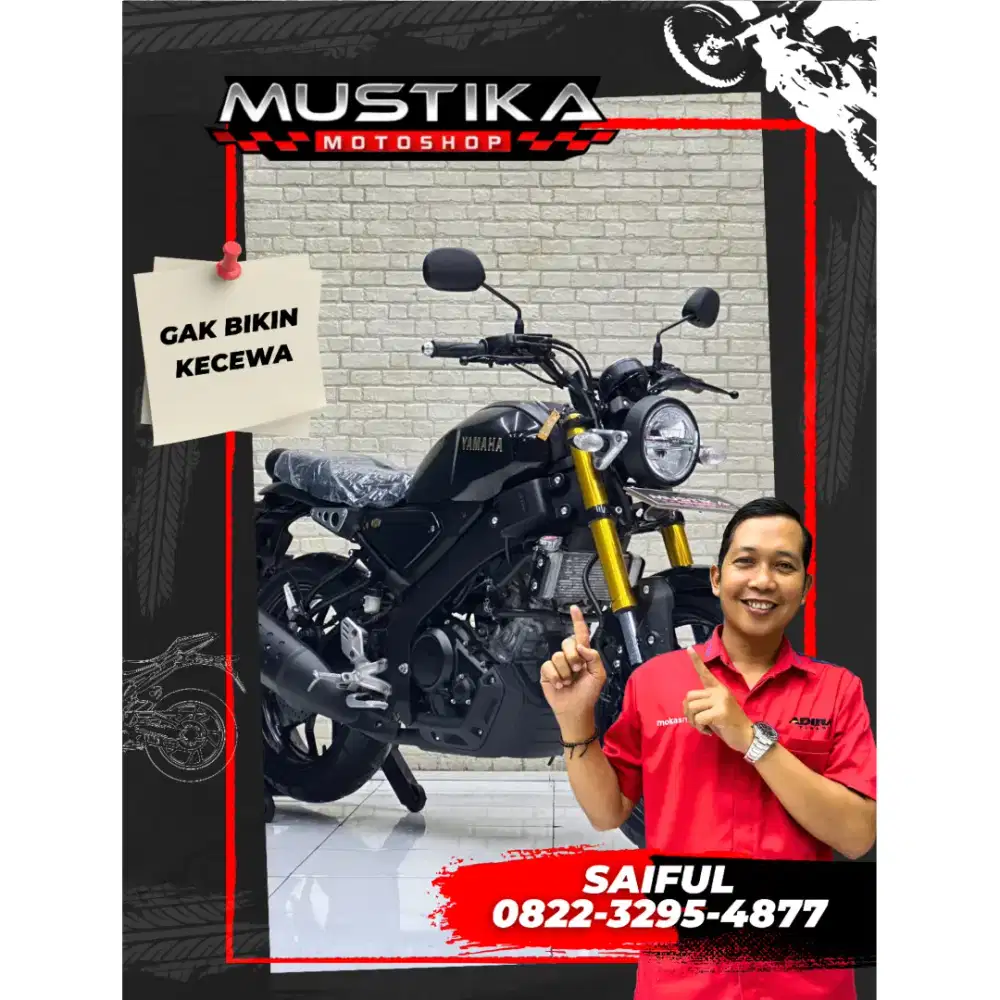 Odo 5rb Istimewa!!Yamaha XSR 2023 Retro Modern Black N Asli-Mustika