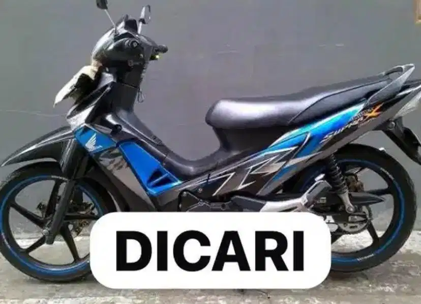 Di Cari Supra X 125 Double Disk DD Tahun 2008 Ke Atas Supra X 2010
