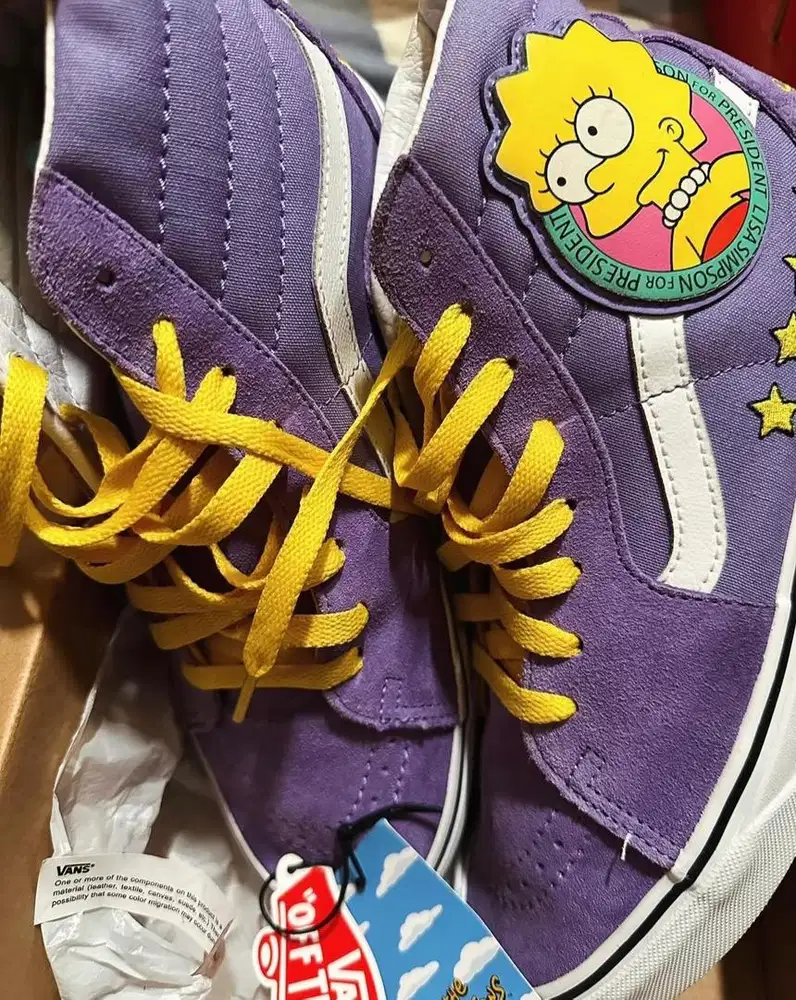 Vans X The Simpsons Sk8 High Lisa for The President