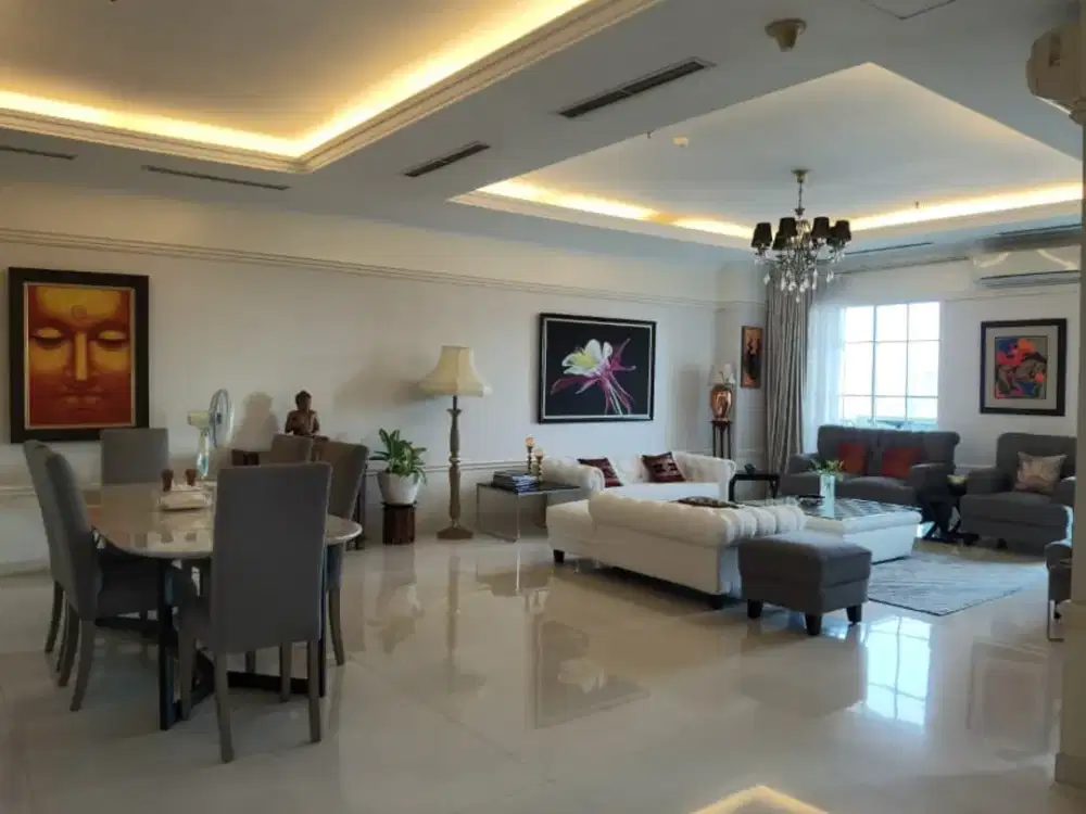 Jual Cepat Apartemen Bellezza Permata Hijau 4BR Hunian Mewah Fasilitas Lengkap