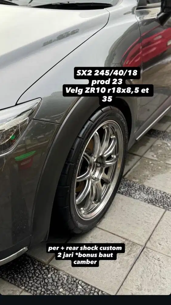 ban sx2 245/40/r18
