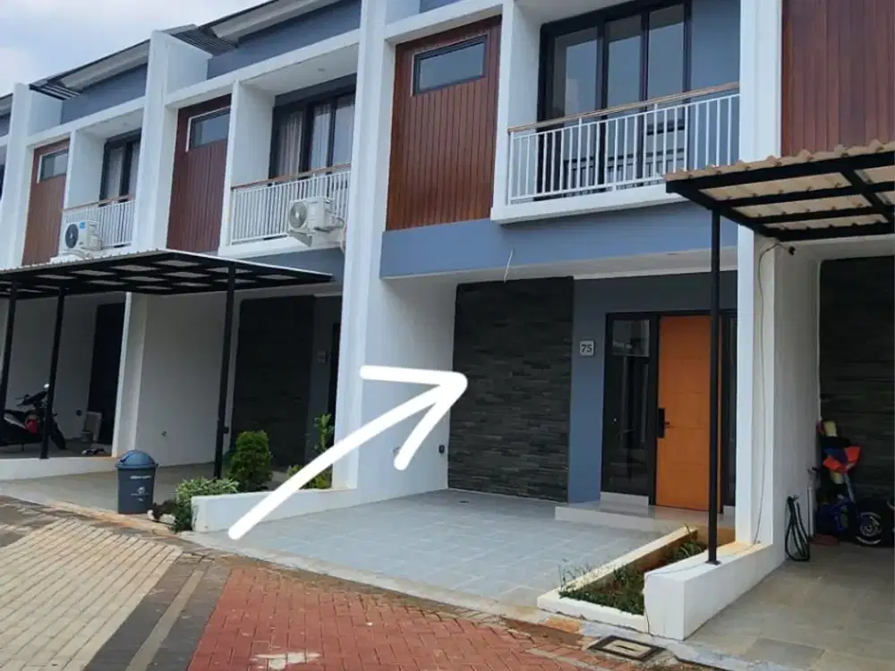 Rumah Siap Huni 3 Kamar Dalm Cluster, Dekat Plaza Pamulang. Bisa KPR