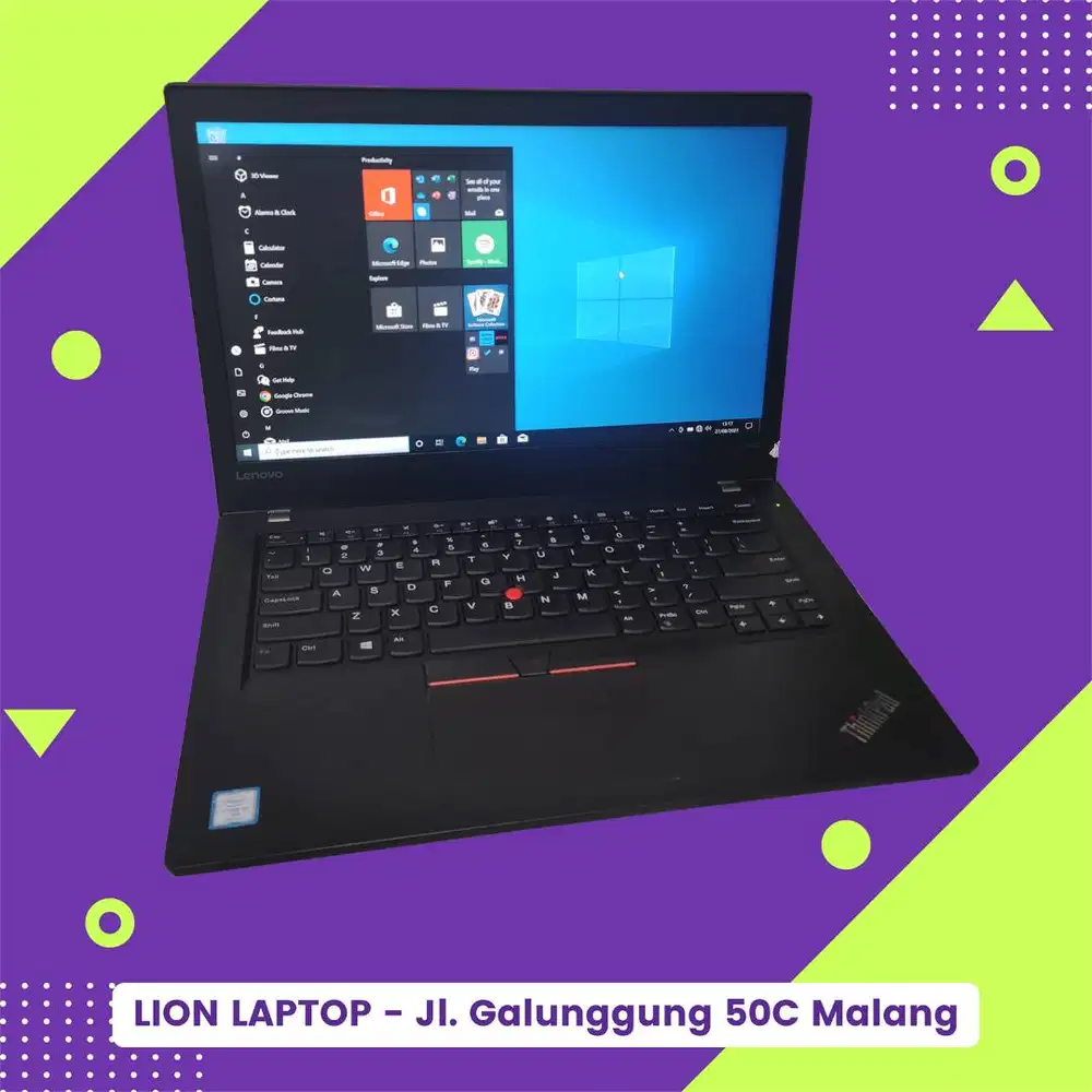 RAM 16GB Core i5 Gen7 SSD 256GB Lenovo Thinkpad T470 [21|11]