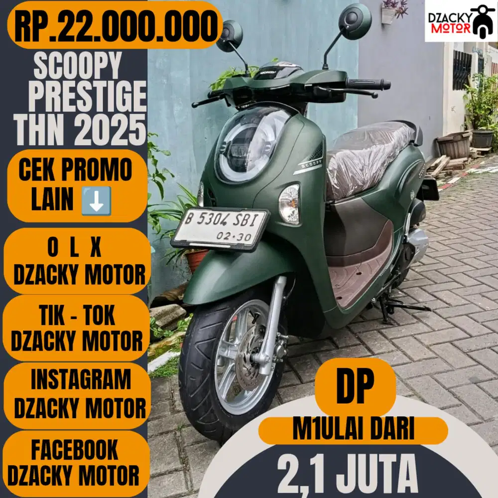 SCOOPY PRESTIGE 2025 SECOND LIKE NEW