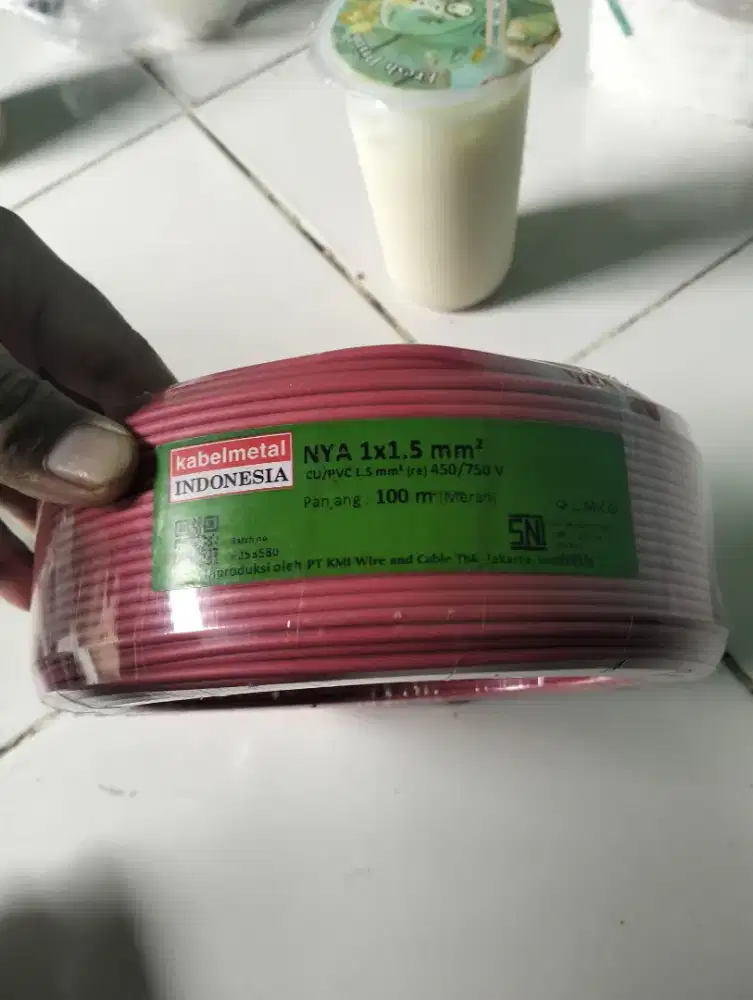 Kabel metal NYA 1×1,5 100M