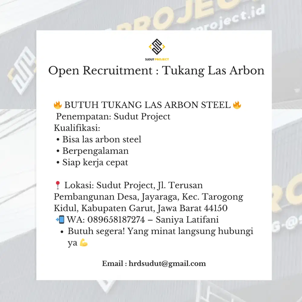 TUKANG LAS ARGON STEEL