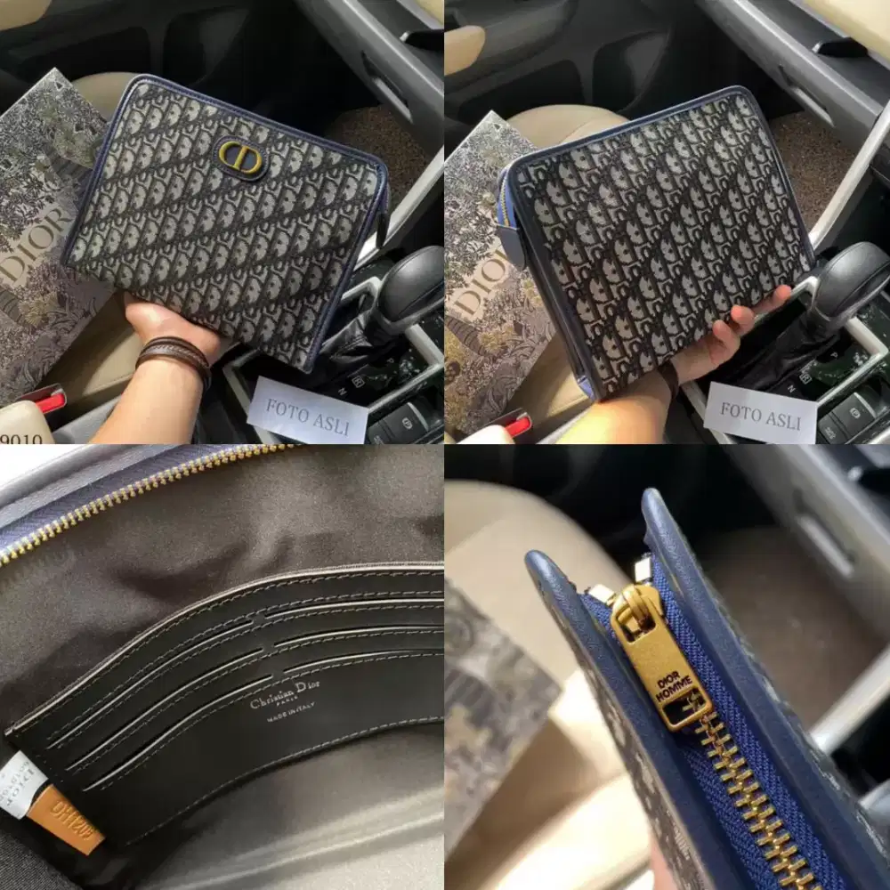 Clutch Dior Pouch Handbag Pria