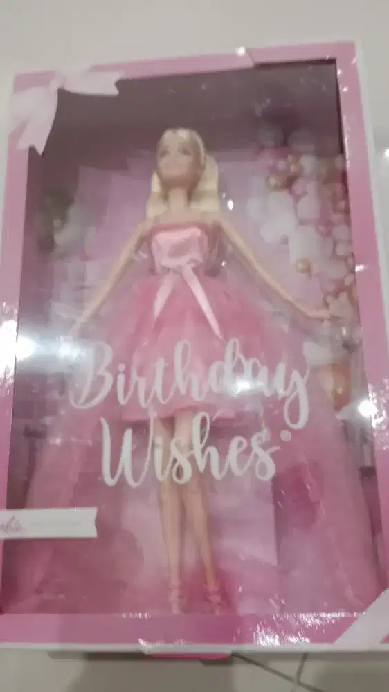 Boneka Barbie birtdyday wishes col pink