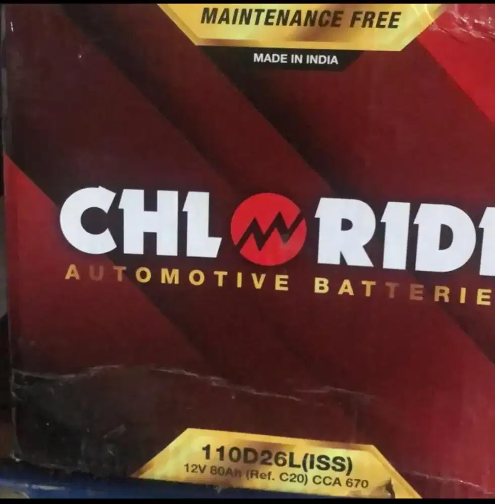Aki Mobil Chloride 110D26L (ISS) 12v 80Ah 670Cca MF