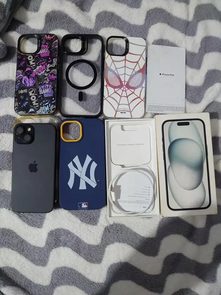 iphone 15 ibox garansi 128 gb hitam black