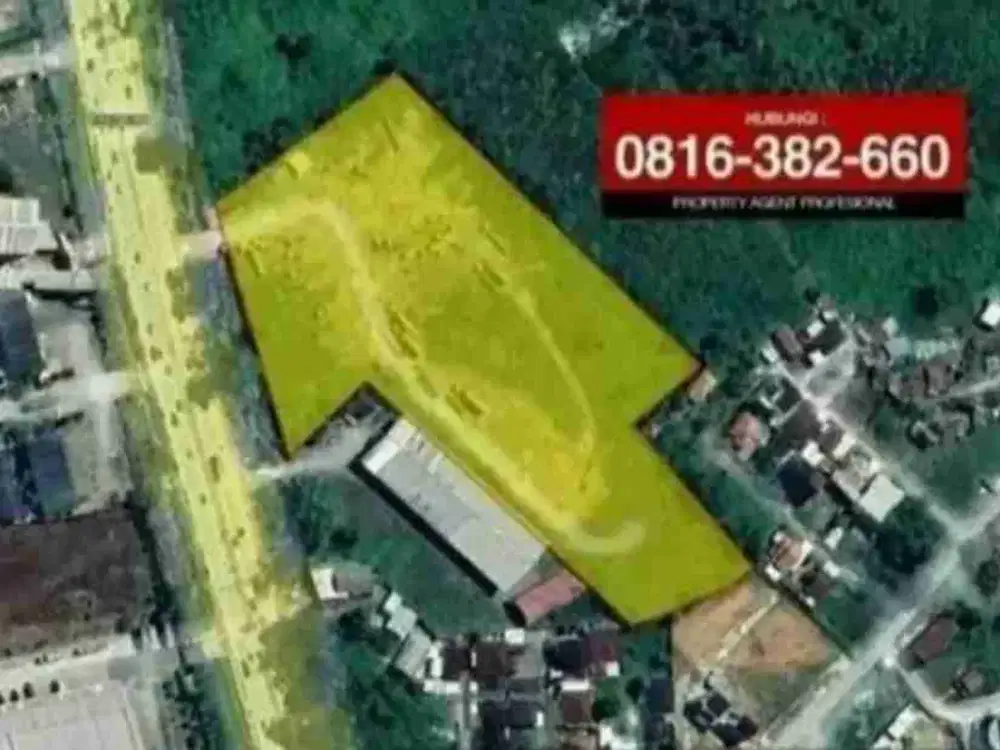 Dijual Tanah (24.550 M2) dipinggir jalan Soekarno-Hatta Palembang