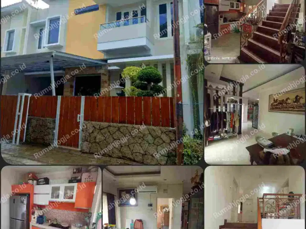 rumah 2 lantai full furnished di perumahan merapi view jln Kaliurang KM 9
