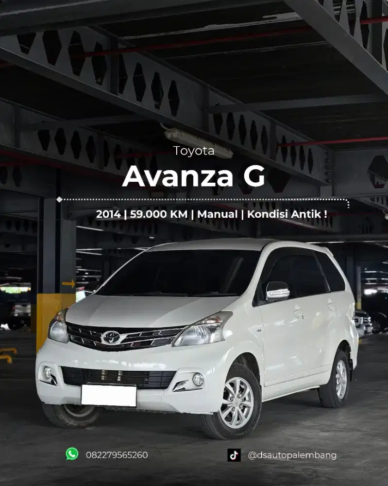[ANTIK 59rb KM] Avanza G MT 2014