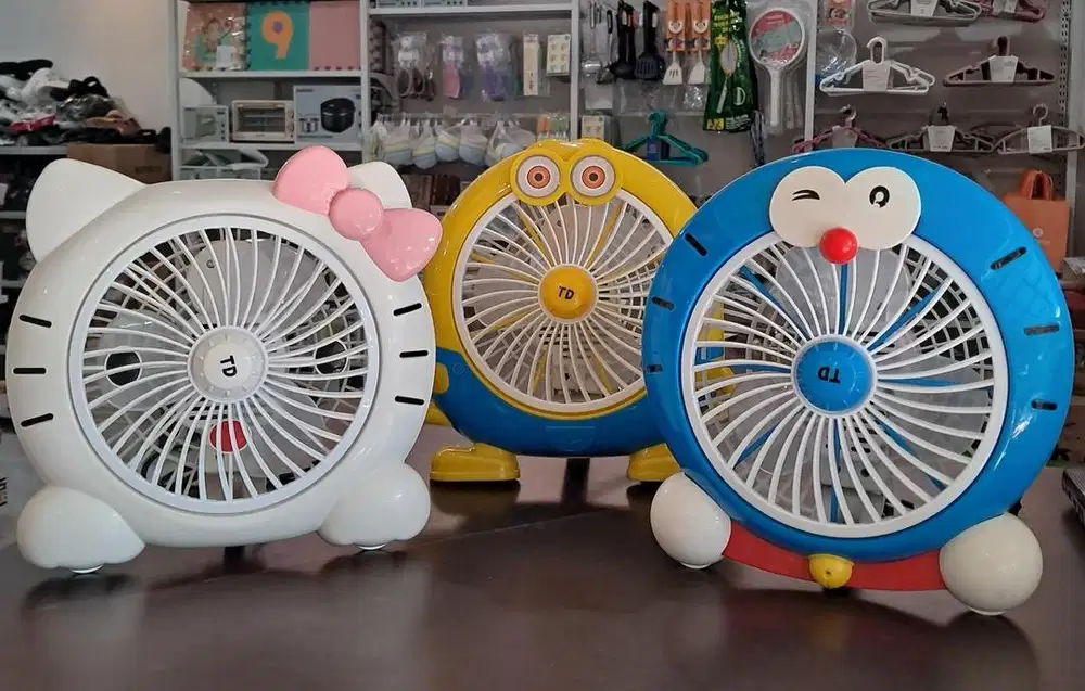 Ready Stock Kipas Angin Karakter