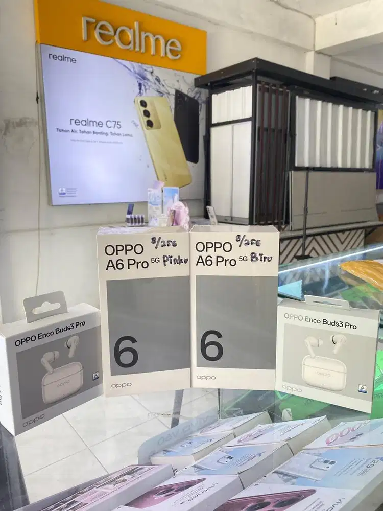 Oppo A6pro 5G 8/256 free enco buds barang segel bergaransi