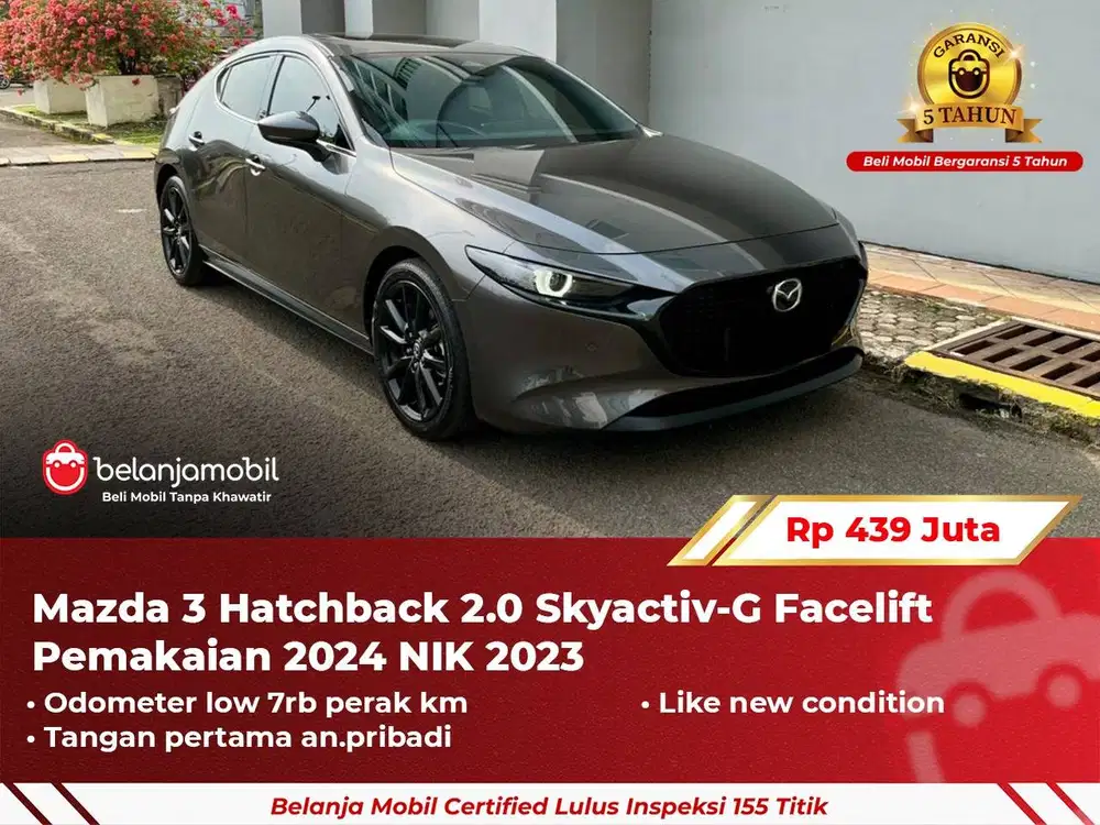 [ LOW KM ] Mazda3 Mazda 3 Hatchback Abu 2023 2024 Grey