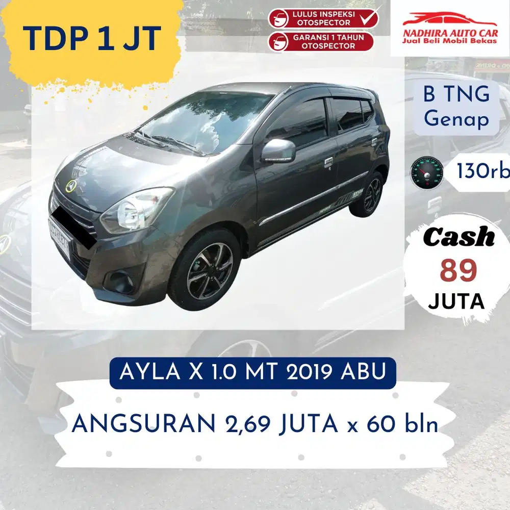 Promo Kredit DP 1 Juta Ayla 2019