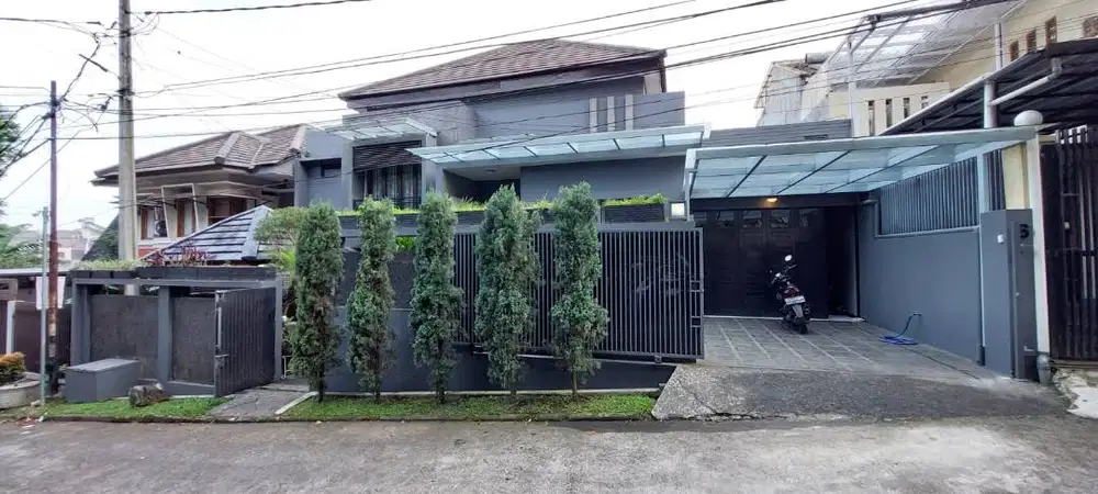 Rumah siap huni di Gerlong Permai Bandung hadap Utara semi furnish
