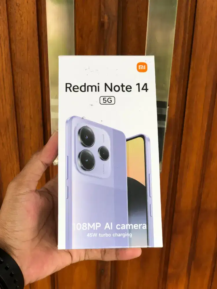 Redmi Note 14 5G 8/256 New Baru Murah Garansi Resmi 1 Tahun