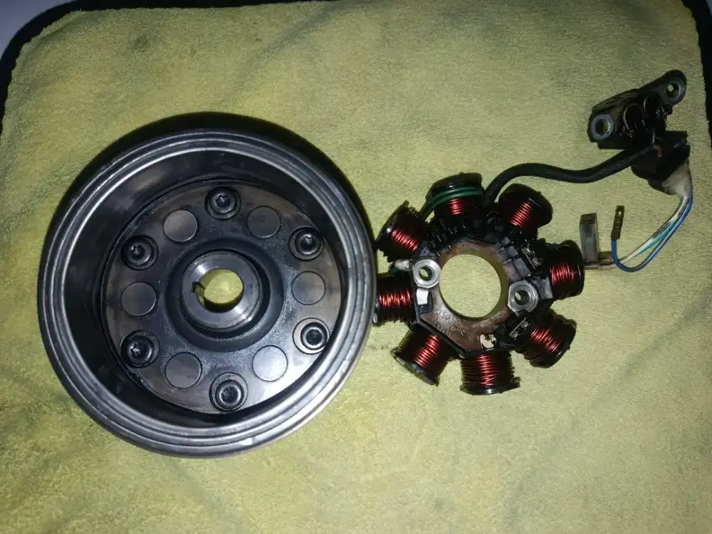 Di jual magnet mitsuba dan spull untuk motor supra x 125