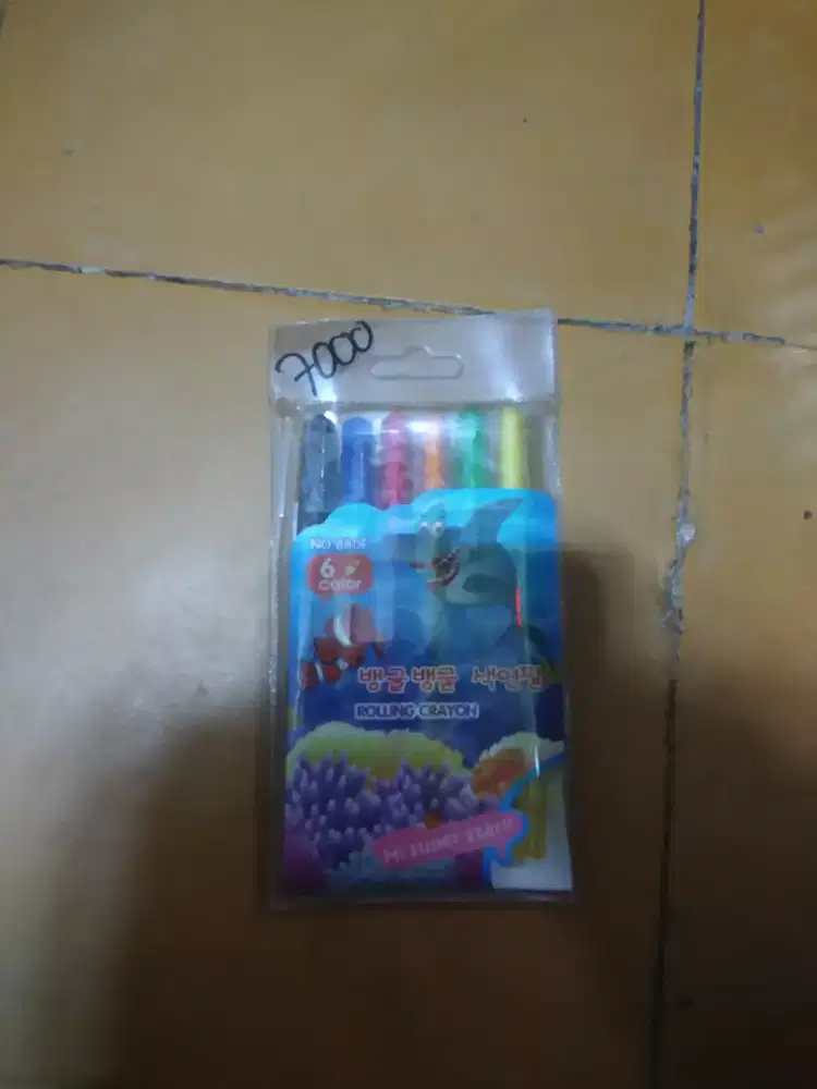 JUAL CRAYON ANAK 6 WARNA