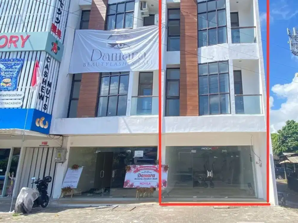 Disewakan Ruko 3 Lantai Strategis Di Jalan Utama Jimbaran