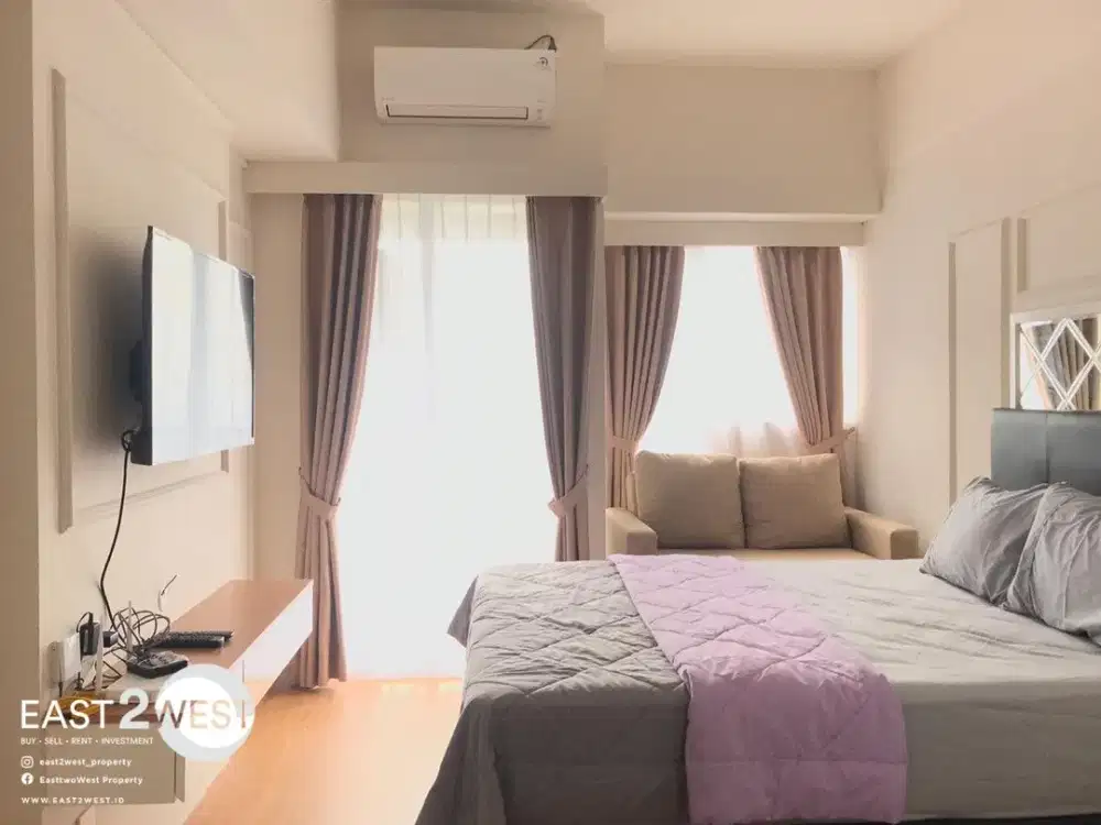 Jual Apartemen Parkland Avenue BSD City Tangerang Selatan Tipe Studio Fully Furnished Siap Huni