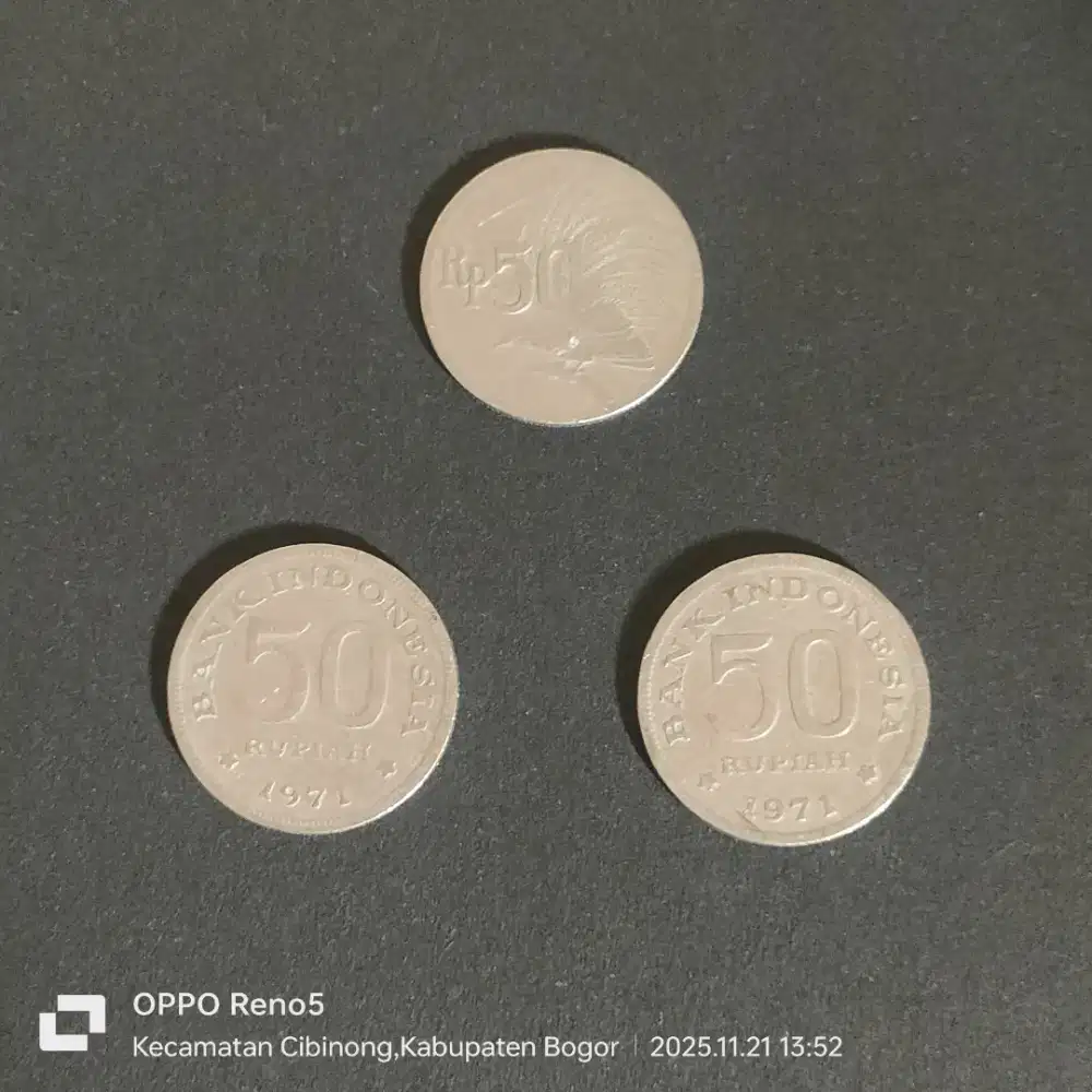 Koin kuno 1971 Rp50