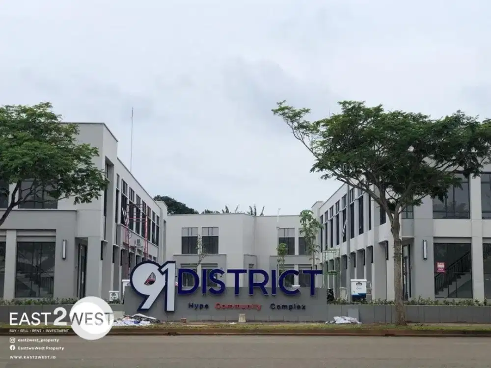 Jual Ruko 91 District BSD City Tangerang Murah Bagus Lokasi Strategis Kondisi Tersewa