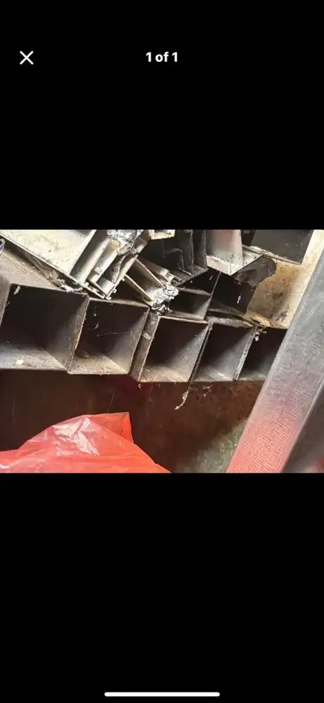 Pipa hollow stainless 304 tebal 1 mm doff