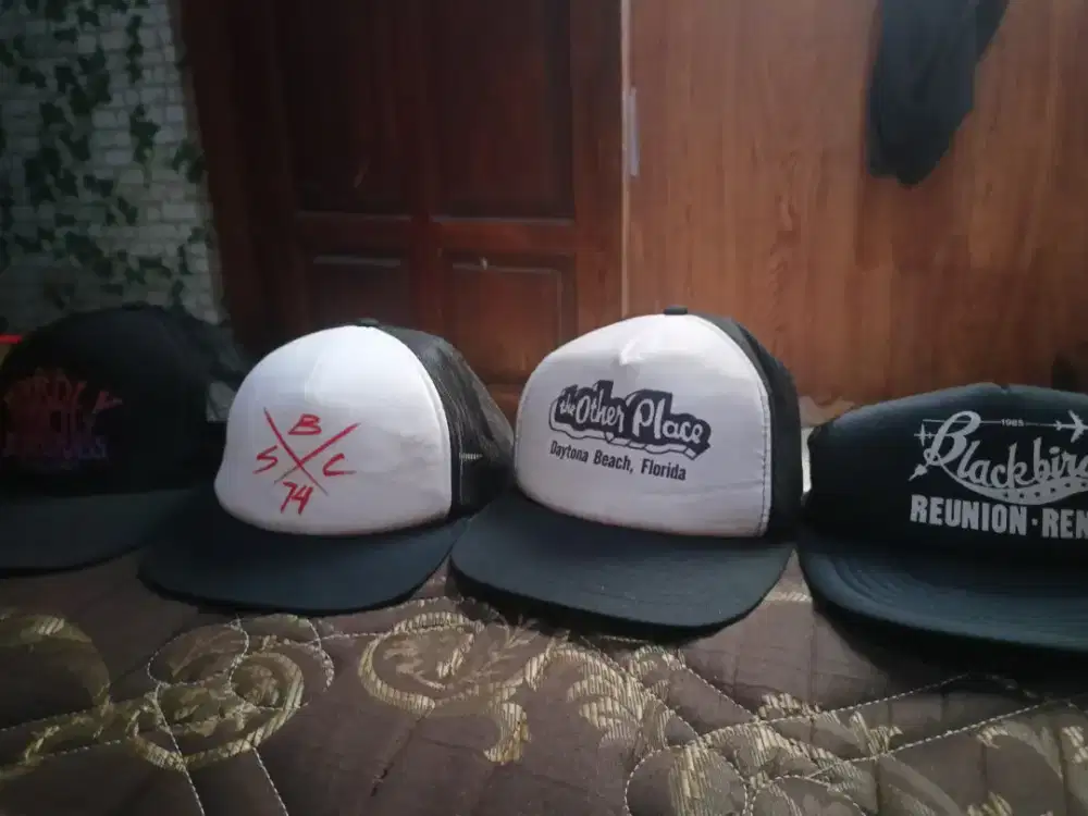 Topi Trucker Ropehat Tali Kapal second branded Original