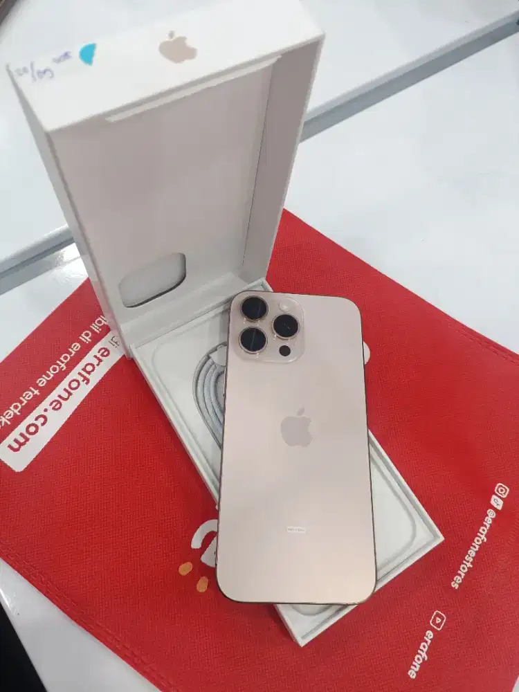 Promo iphone 16 promax 256 dessert titanium