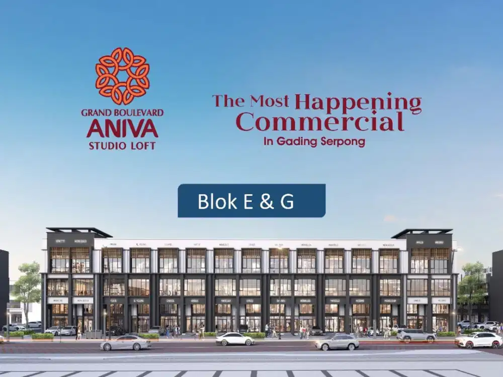 Big Launching Promo Grand Boulevard Aniva Blok E & G Gading Serpong 5x17 Termurah!