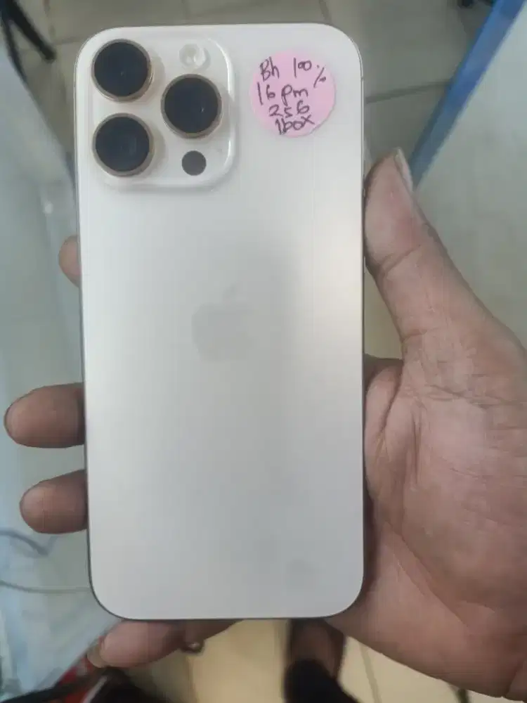 Iphone 16 promax 256 ibox bh 100