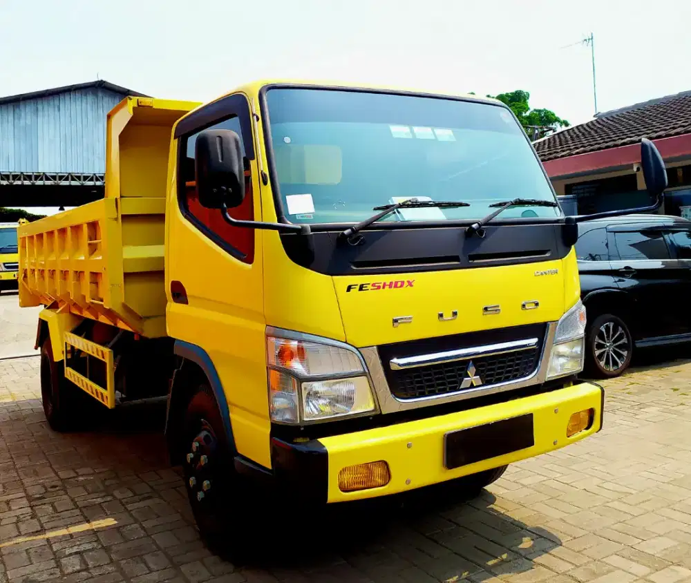 KM 3836 SAJA MITSUBISHI COLT DIESEL CANTER 6 BAN DUMP SHDX DUMPTRUK
