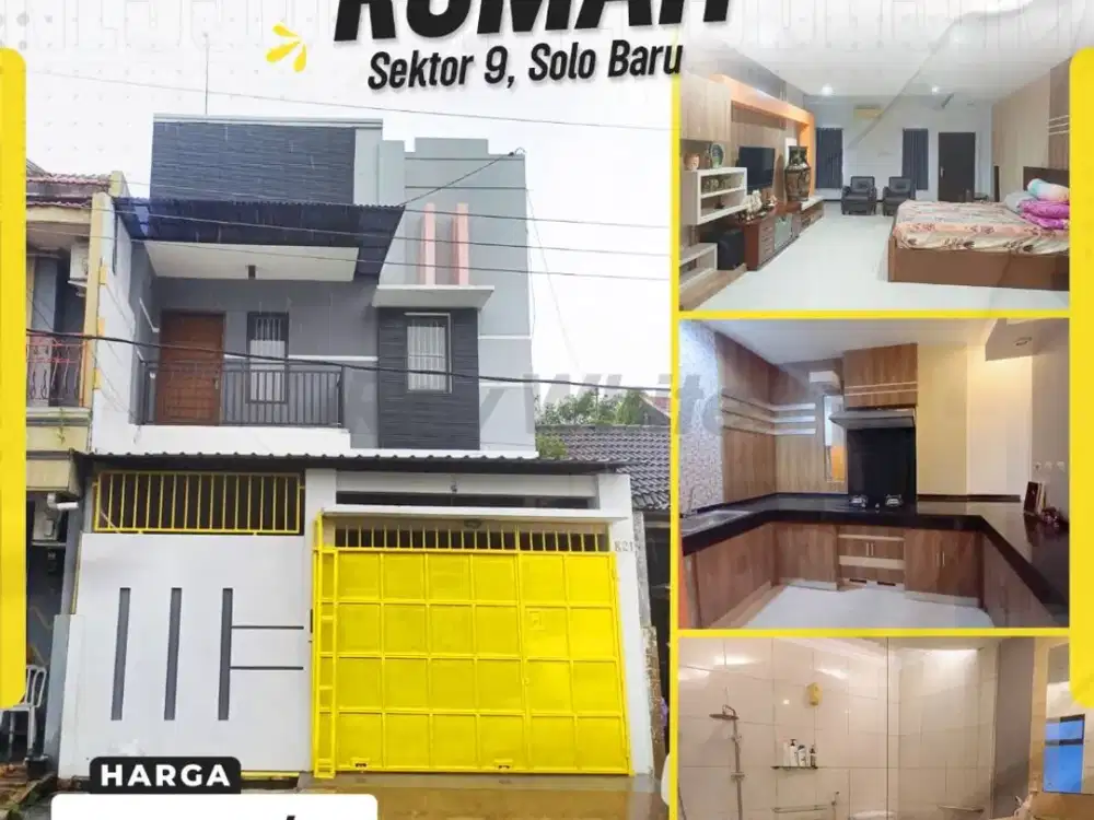 Rumah 2 kamar Siap Huni Disewakan dekat rumah sakit Dr. One Solo Baru