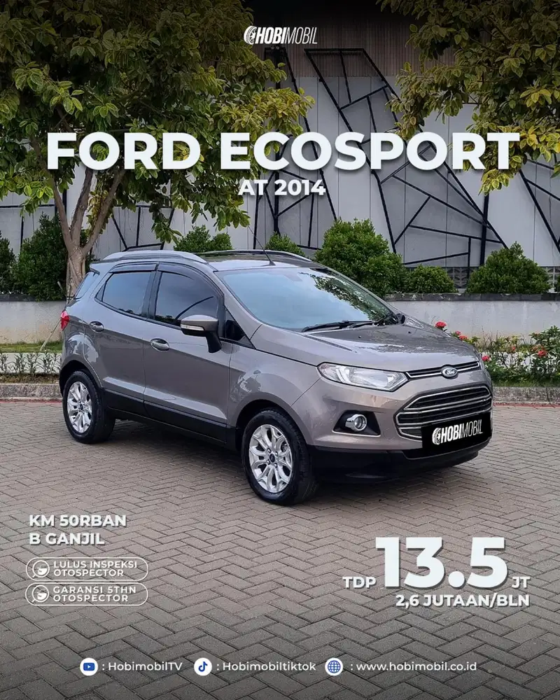 Ford Ecosport titanium sunroof 2014 garansi mesin