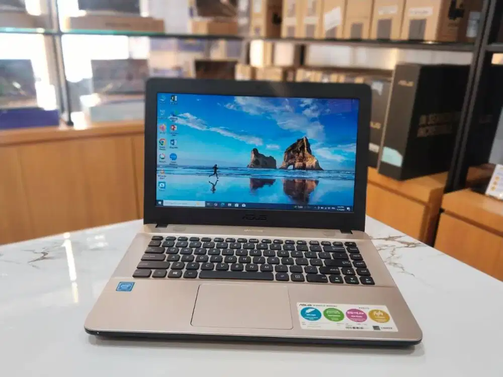 TERMURAH ASUS X441N CELERON N3350/RAM 4GB/SSD 128GB/14 INCH/SIAP PAKAI