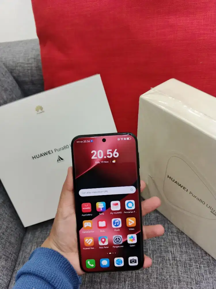 Huawei pura 80 ultra 16/512 Fulset ori likenew 1 bulan pakai