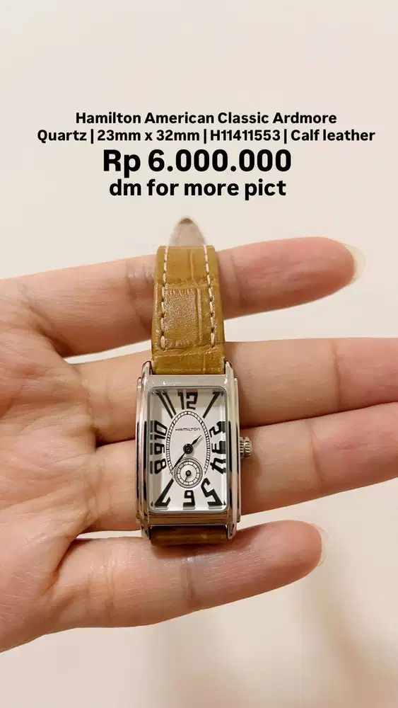 Hamilton American Classic Ardmore Quartz Quartz | 23mm x 32mm | H11411