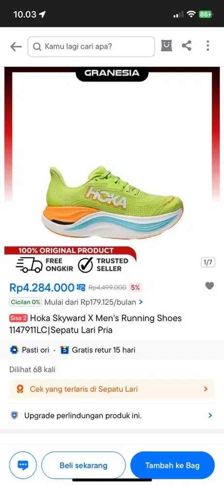 HOKA Skyward X 100% ORIGINAL