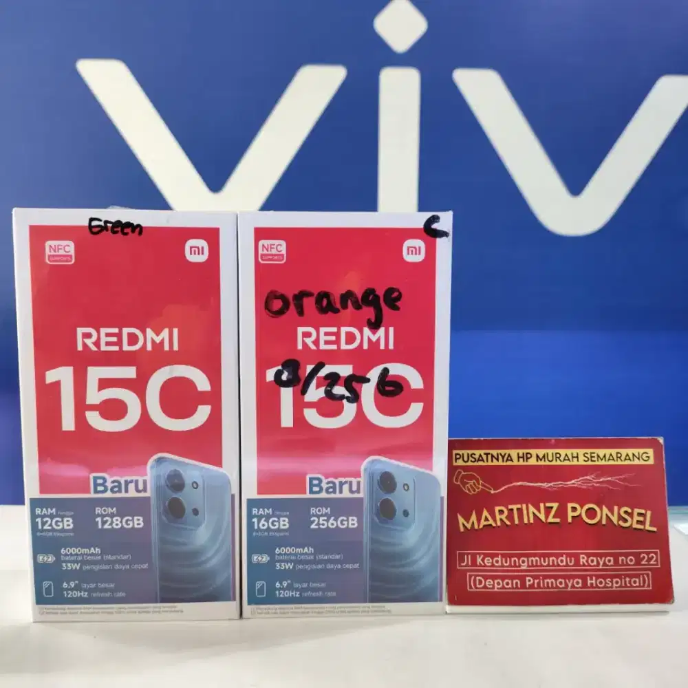 REDMI 15 C 6/128 , 8/256 GB NEW