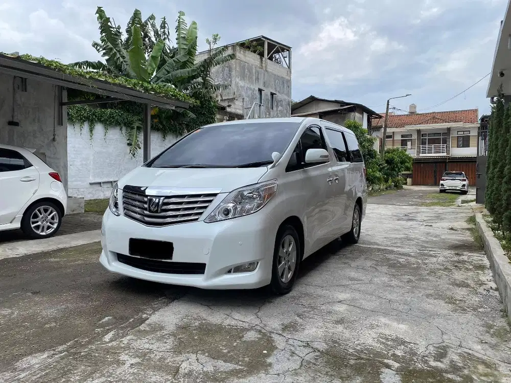 Alphard 2.4 G matic 2009 Putih pilot seat || 2010 2011