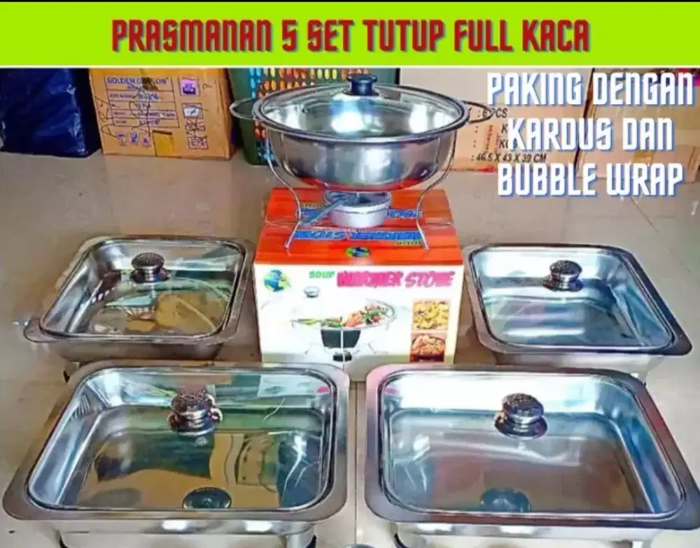 DIOBRAL... TURUN HARGA !!! Prasmanan Set Isi 5 pcs