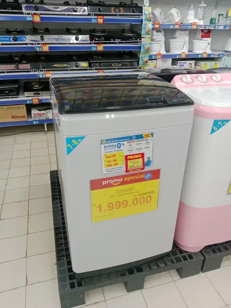 kredit mesin cuci sharp syrt cuma ktp via home credit