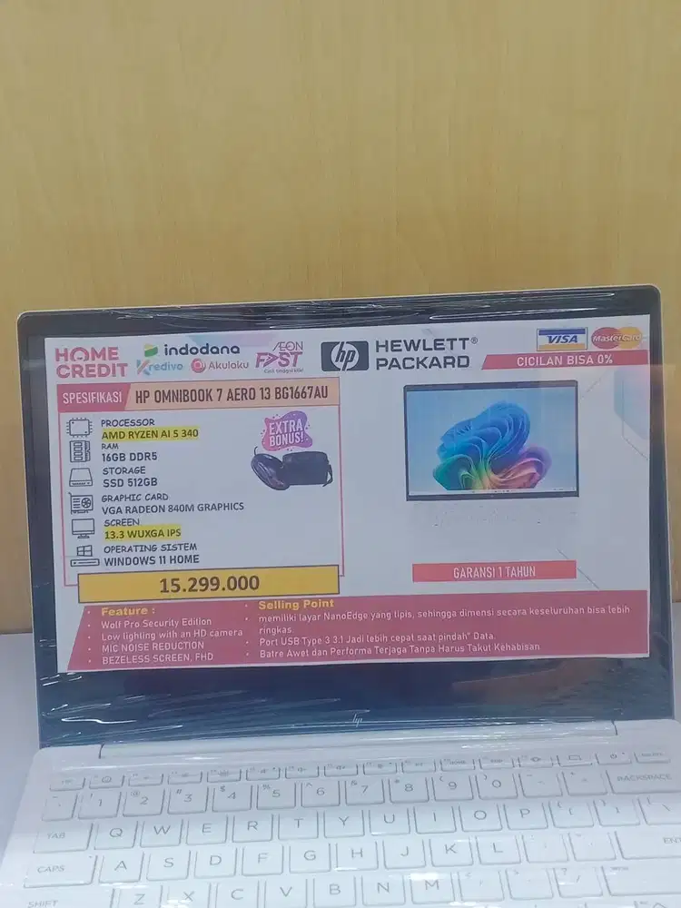 Kredit Laptop HP OMNIBOOK 7 AERO 13