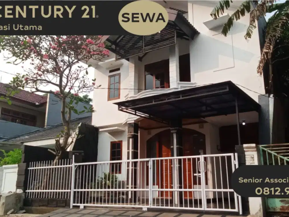 DISEWAKAN RUMAH 2 LANTA DI BUKIT PERMAI CIBUBUR JAKARTA TIMUR